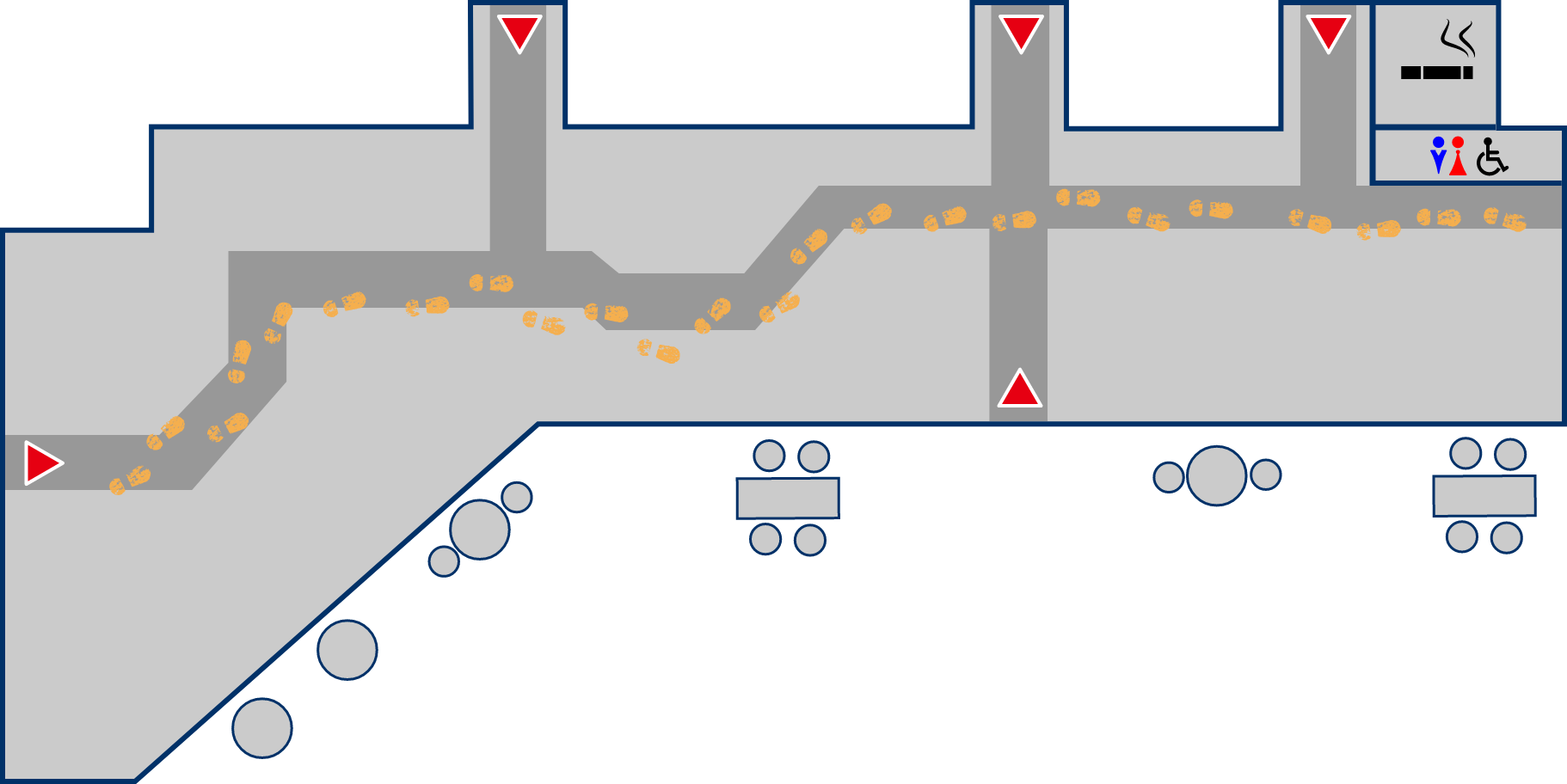 カメクロ横丁MAP