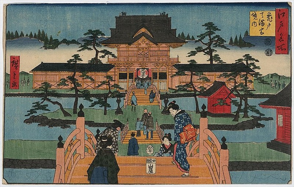 葛飾北斎・歌川広重】浮世絵とともに巡る亀戸の名所 | カメイド