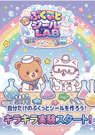 自分だけのぷくっとシールを作ろう！🎉