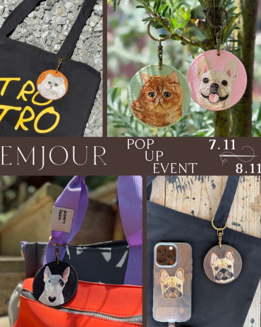 台湾発刺繍ブランド【EMJOUR】pop up event