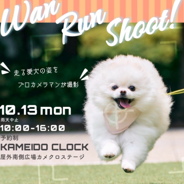 【予約制】Wan Run Shoot! vol.5開催決定！
