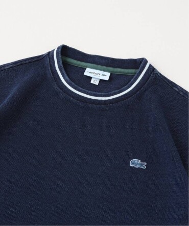 新入荷🐊 LACOSTE / ラコステ 配色リブニットインディゴTシャツ