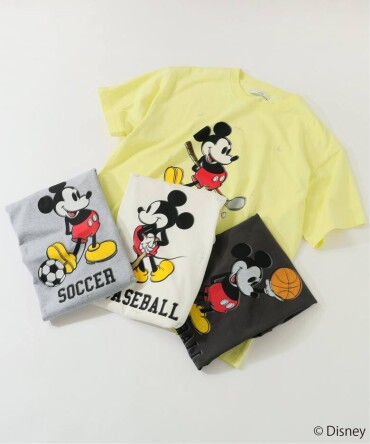 MICKEY MOUSE / ミッキー マウス / 別注 レイヤープリントTシャツ