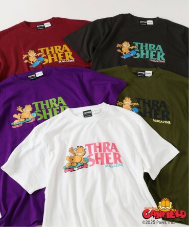 Garfield × THRASHER 別注 プリントTシャツ