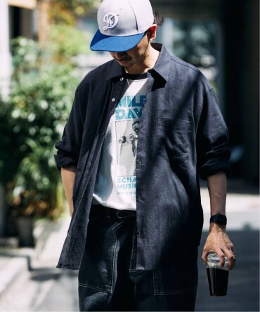 今時期におすすめの羽織！European Flax シャツ