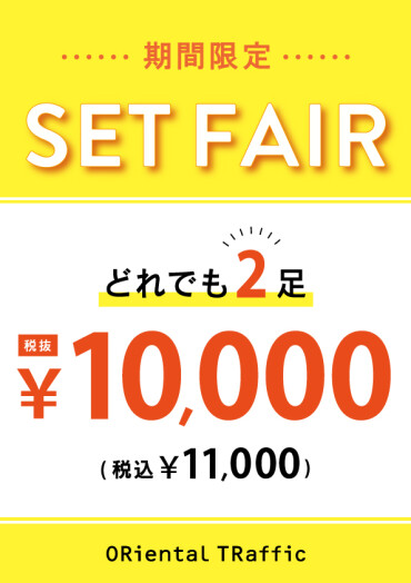 【3日間限定】2点10,000円（税込11,000円）