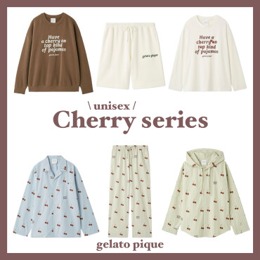 【アプリ新規登録でお得なクーポン配布中!】男女で着られるチェリーシリーズ♩