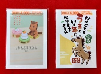 パック入年賀状　💛種類が豊富💛