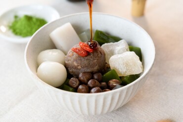 ✨9-10月限定✨甘栗と抹茶のあんみつ🌰🍵
