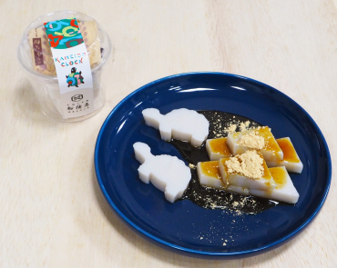 祝カメクロ4周年🎉亀カップくず餅🐢