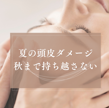 秋の抜け毛が気になる前に。今こそ頭皮ケアを
